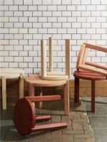 Billede af FDB Møbler D108 Ragnesminde Sofabord Ø: 35 cm - Camine Red