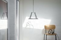 Billede af FDB Møbler J182 Holmen Stablestol 79,5x50 cm - Sort stål, Eg
 