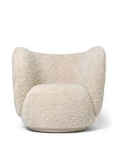 Billede af Ferm Living Rico Lounge Sheepskin SH: 41 cm - Moonlight