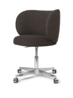 Billede af Ferm Living Rico Dining Chair H: 80 cm - Bouclé/Dark Brown