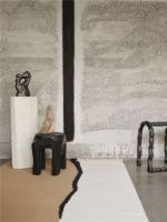 Billede af Ferm Living Soil Kelim Rug 140x200 cm - Dark Sand/Off-white