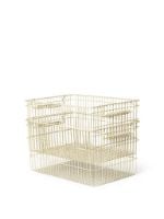 Billede af Ferm Living Cala Stackable Baskets 2 stk. - Cashmere