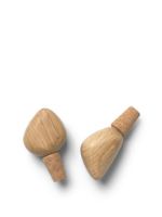 Billede af Ferm Living Cairn Wine Stoppers 2 stk. - Eg