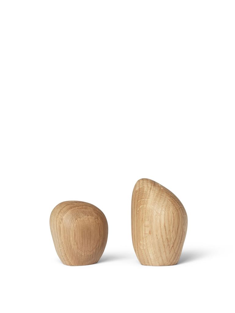 Billede af Ferm Living Cairn Salt and Pepper Shakers 2 stk. - Eg