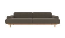 Billede af Bruunmunch Reason 2,5 Pers. Sofa L: 248 cm - Crush 40