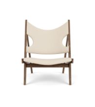 Billede af Audo Copenhagen Knitting Lounge Chair - Walnut/&Logan Jasmine