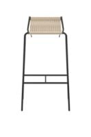 Billede af Thorup Copenhagen Noel Bar Chair SH: 77 cm - Sort/Natur