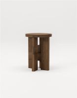 Billede af Thorup Copenhagen Mio Stool & Sidetable H: 44 cm - Stained Oak