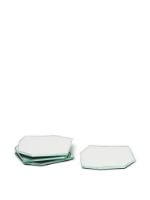 Billede af Ferm Living Shard Coasters -Set Of 4 B: 9,5 cm - Mirror