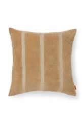Billede af Ferm Living Senti Stripe Pude 50x50 cm - Dark Sand/Linen