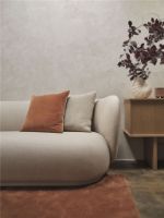 Billede af Ferm Living Senti Stripe Pude 50x50 cm - Baked Clay