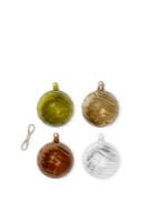 Billede af Ferm Living Twirl Ornaments L Set Of 4 Ø: 10 cm - Multi 