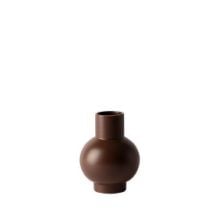 Billede af raawii Strøm Small Vase H: 16 cm - Chocolate