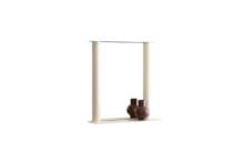 Billede af raawii Pipeline Small Mirror H: 60 cm - Pearl White