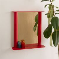 Billede af raawii Pipeline Small Mirror H: 60 cm - Red
