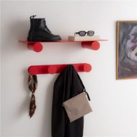 Billede af raawii Pipeline Duo Shelf B: 76 cm - Red