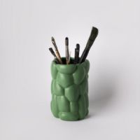 Billede af raawii Cloud Large Vase H: 22 cm - Sloe Green