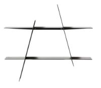 Billede af Andersen Furniture A Shelf Medium 52x46x9 cm - Sort Stål