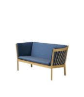 Billede af FDB Møbler J148 2 pers. Sofa Erik Ole Jørgensen L: 153 cm - Eg Natur/Dark Blue