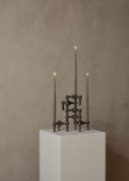 Billede af STOFF Nagel Candle Holder H: 6,9 cm - Black Chrome
