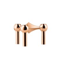 Billede af STOFF Nagel Candle Holder H: 6,9 cm - Rose Gold