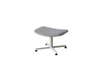 Billede af raawii Arba Ottoman H: 35 cm -Light grey base / re-wool grey fabric
