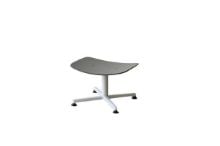 Billede af raawii Arba Ottoman H: 35 cm -Light grey base / anthracite shell