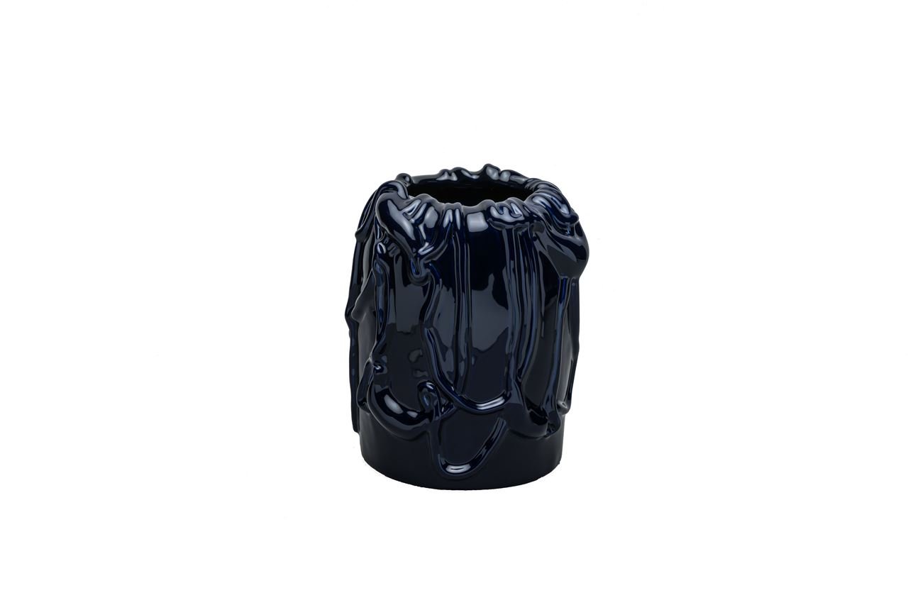 Billede af raawii Michael Kvium Jam Vase H: 24 cm - Deep Cobalt			