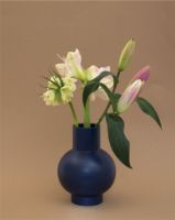 Billede af raawii Strøm Small Vase H: 16 cm - Blue