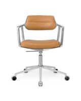 Billede af Vipp 453 Swivel+ Stol m. Hjul  - Aluminium/Camel