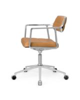 Billede af Vipp 453 Swivel+ Stol m. Hjul  - Aluminium/Camel