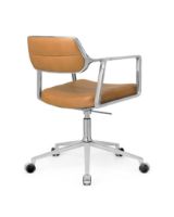 Billede af Vipp 453 Swivel+ Stol m. Hjul  - Aluminium/Camel