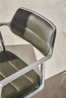 Billede af Vipp 453 Swivel+ Stol m. Hjul  - Aluminium/Bosco Green