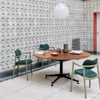 Billede af Ro Collection Star Table Spisebord Ø: 160 cm - Laminate/Black