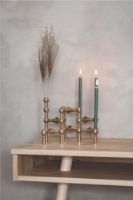 Billede af STOFF Nagel Candle Holder H: 6,5 cm - Solid Brass