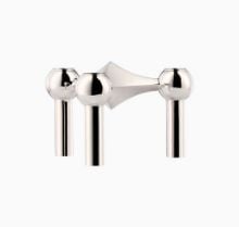 Billede af STOFF Nagel Candle Holder H: 6,5 cm - Chrome