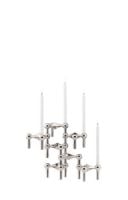 Billede af STOFF Nagel Candle Holder H: 6,5 cm - Chrome