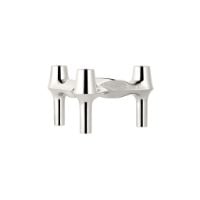 Billede af STOFF Nagel BMF Candle Holder H: 7,5 cm - Chrome 