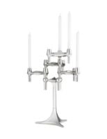 Billede af STOFF Nagel BMF Candle Holder H: 7,5 cm - Chrome 