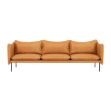 Billede af Fogia Tiki 3 Pers. Sofa L: 236 cm - Vintage Cognac