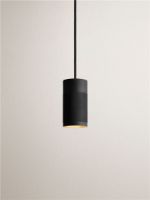 Billede af Thorup Copenhagen Patrone Small Pendant H: 12 cm - Black Browned Brass