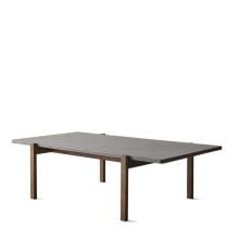 Billede af Eberhart Furniture Eugene Sofabord 70x125 cm - Mørkt Egetræ/Mørk Beton