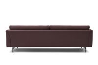 Billede af Mogens Hansen MH 272 - 4. Pers sofa 2-delt 252 cm. Nobel stof fv. 65145 sort stål bøjleben under arm