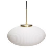 Billede af Hübsch Serene Pendel Ellipse Ø: 40 cm - Hvid 