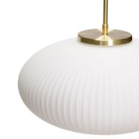 Billede af Hübsch Serene Pendel Ellipse Ø: 40 cm - Hvid 