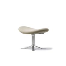 Billede af Fredericia Furniture Erik Jørgensen 5002 Corona Skammel - Vidar 222/Børstet Stål