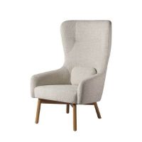 Billede af FDB Møbler L35 Gejsa Øreklapstol H: 105,5 cm - Eg/00 Beige 