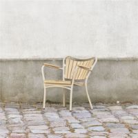 Billede af Mandalay Marguerit Børnestol SH: 26 cm - Teak/Taupe 