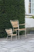 Billede af Mandalay Marguerit Børnestol SH: 26 cm - Teak/Taupe 