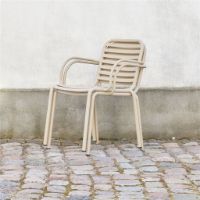 Billede af Mandalay Ivy Pipe Havestol SH: 43,5 cm - Taupe 